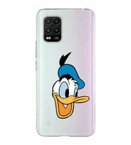 Xiaomi Mi 10 Lite Uyumlu Kapak Donald Duck Tasarımlı Şeffaf Silikon Kılıf