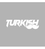Turkish Araba Sticker siyah 16x5 CM (Beyaz)