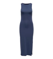 ONLEA S/L LONG SLIT DRESS JRS