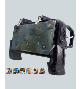 Mey İthalat® Dört Parmak Destekli Gamepad Tetikli Oyun Kontrolcüsü (Krem)