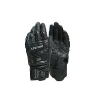 Motosiklet Eldiveni Carbon Titanium Full Koruma Deri Motorcu Eldiven Siyah Uyumlu