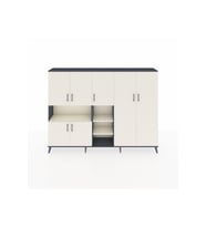 Arges Dolap 13 Raflı 7 Kapaklı 220x30x163 Antrasit-Aytaşı