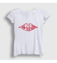 Presmono Kadın Beyaz Save The Drama For Your Mama T-Shirt 267768tt