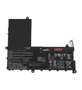 Asus EeeBook E202SA ile Uyumlu Notebook Bataryası Pili (Siyah)