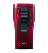 Colibri Monaco 3 Torch Pürmüz Kırmızı Karbon Fiber Puro Çakmağı