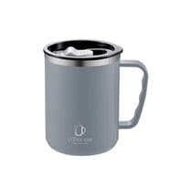 304 L Çelik Gri Sıcak Soğuk 500 ml Kahve El Termos Kupa Mug cin557gr