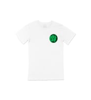 Hulk Yumruk Cep Logo Tasarımlı Beyaz Tişört