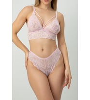 BALENSİS DANTELLİ BRALED TAKIM (Açık Pembe)