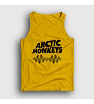 Presmono Unisex Sarı Cover Arctic Monkeys Atlet 12825tt (Sarı)
