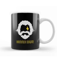 Reinhardt Hammer Down Logo Overwatch Kupa Bardak Porselen