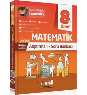 Gizli Yayınları 8. Sınıf LGS Matematik Konu Anlatımlı Alıştırmalı Soru Bankası