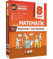 Gizli Yayınları 8. Sınıf LGS Matematik Konu Anlatımlı Alıştırmalı Soru Bankası