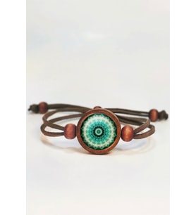 Mandala Ahşap Bileklik