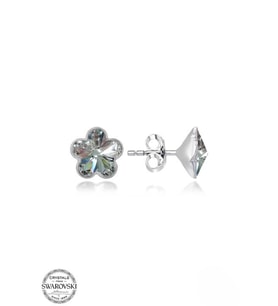 SWAROVSKİ CRYSTAL YILDIZ 925 AYAR GÜMÜŞ KÜPE