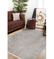 Dijital Kaymaz Yıkanabilir Krem Minimalist Salon Halısı Mutfak Halısı Koridor Halısı Yolluk HLN855