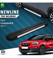 S-Dizayn Opel Crossland X NewLine Aluminyum Yan Basamak 173 Cm 2017 Üzeri A+ Kalite