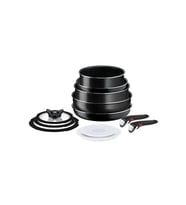 L15392 Ingenio Titanyum 1X SimpleCook Büyük Tava ve Tencere Seti 12 Parça (Siyah)