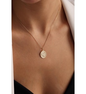 Kişiye Özel Tasarım Minimal Pegasus Kolye 925K Gümüş (Gold)