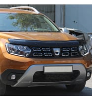 Dacia Duster Abs Kaput Koruyucu 2018-2022 (Siyah - Beyaz)