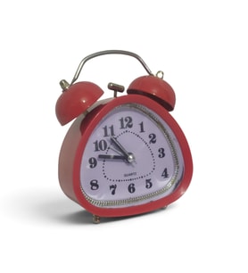 Çanlı Çalar Saat Işıklı Masa Üstü Çalar Saat Alarm Açma Kapama Ayarlı