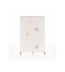 Arges Dolap 7 Raflı 5 Kapaklı Tek Askılı 132x30x195 Aytaşı-Aytaşı/Antrasit
