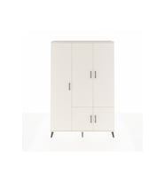 Arges Dolap 7 Raflı 5 Kapaklı Tek Askılı 132x30x195 Aytaşı-Aytaşı/Antrasit