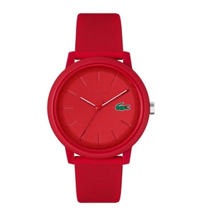 LACOSTE LAC2011173 KIRMIZI SİLİKON KORDON UNISEX KOL SAATİ