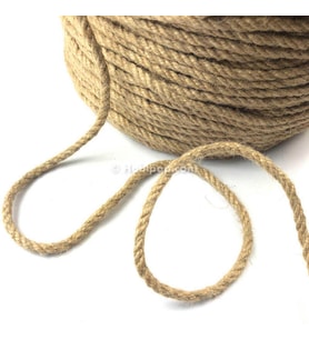 Jüt Halat Dekor ipi 5 Mm 100 Metre ip Halat ip Hasır ip Jüt Kendir ip (STD)