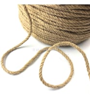 Jüt Halat Dekor ipi 5 Mm 100 Metre ip Halat ip Hasır ip Jüt Kendir ip (STD)