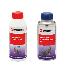 Würth Radyatör Sızıntı Önleyici HP + Würth Radyatör Temizleme 2'li Set
