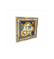 İtalyan Deseni Baskılı Taş Tablo 25X25