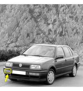 VW Vento 1991-1998 Ön Tampon Sağ Reflektör Çiftli 1H0941778