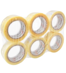 Fabrika Plus 6 Adet 50 Metre Akrilik Koli Bandı Kopmayan Koli Bandı Güçlü Koli Bandı