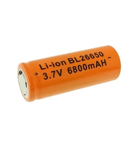 Bl26650 3.7v 6800 Mah Li-ion Şarjlı Pil