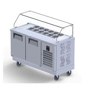 Iceinox Hazırlık Buzdolabı 515 Lt (Gri)