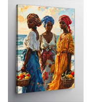 Kanvas Tablo Afrikalı Kadınlar