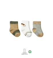 3'Lü Penye Rainbow Soket Çorap Bs10113 Nil