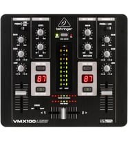 Behringer Vmx100Usb Professional 2-Channel Dj Mixer With Usb/Audio Interface, Bpm Counter And Vca Co