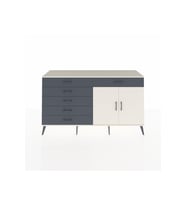 Hyperion Konsol Tek Raflı 6 Çekmeceli 2 Kapaklı 176x44x99 Aytaşı-Aytaşı/Antrasit