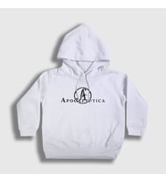 Presmono Unisex Çocuk Beyaz A Apocalyptica Kapüşonlu Sweatshirt 10720tt (Beyaz)