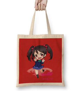 School Idol Project Nico Yazawa Love Live Bez Çanta Uzun Saplı