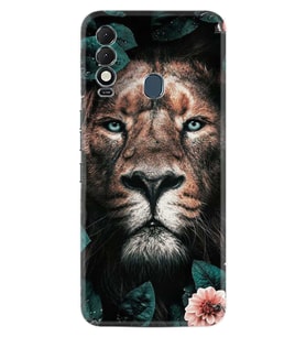 Tecno Spark 8T Kılıf Resimli Desenli Baskılı Silikon Leon Flowers 1307