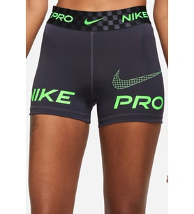 Nike Dri Fit Training Pro Graphic 3" Womens Shorts Kadın Tayt Şort Antrasit