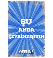 Yazılı Retro Ahşap Poster