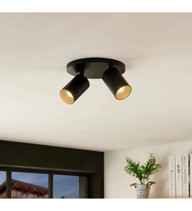 Rsylight Retro Metal 2 li Hareketli Spot Led Avize Gün Işığı Ampullü