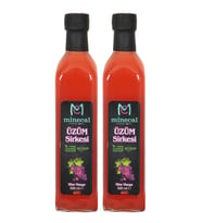 Minecal %100 Ev Yapımı Katkısız Üzüm Sirkesi 2x500ml