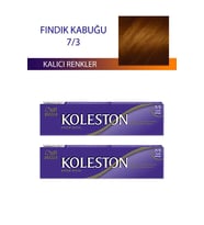 2 Adet Single Tüp Boya Saç Boyası Fındık Kabuğu 7/3
