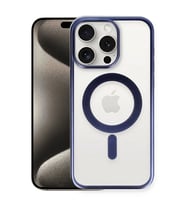 iPhone 15 Pro Max Kılıf Erozi Magsafe Kapak - Lacivert