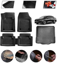 Ford Focus 5 Sedan Tamir Kitli Uyumlu Paspas Araca Özel Bagaj Havuzu MBS Siyah