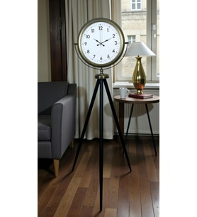 Klasik Eskitme Tripod Ayaklı Saat (Standart)